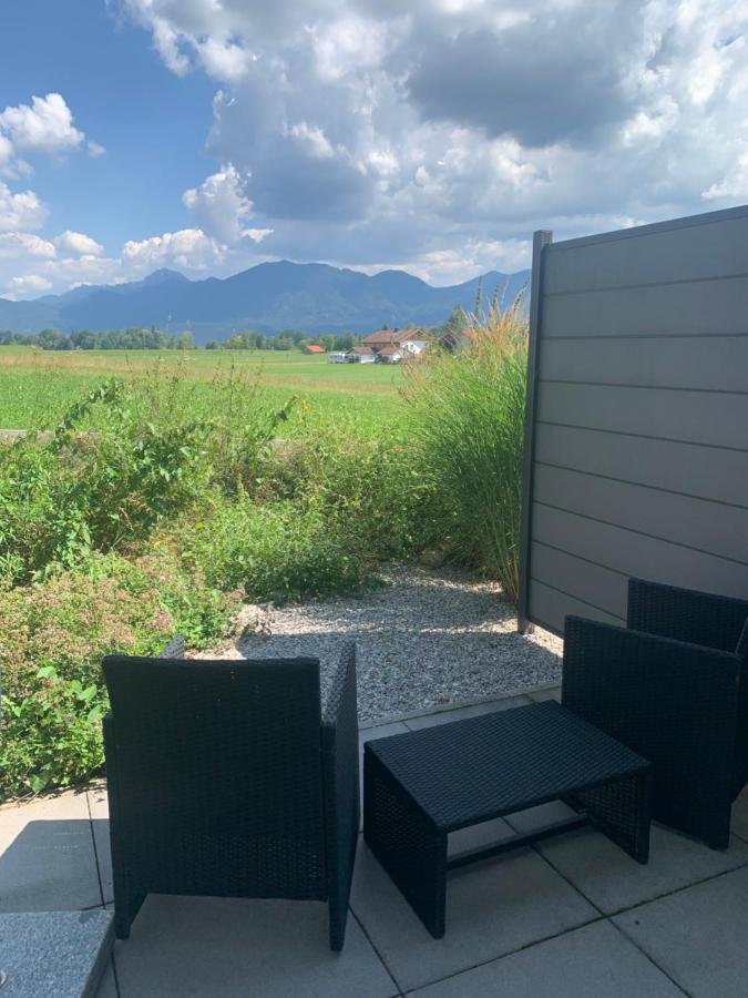 Studio Mit Alpenblick Grossweil Buitenkant foto